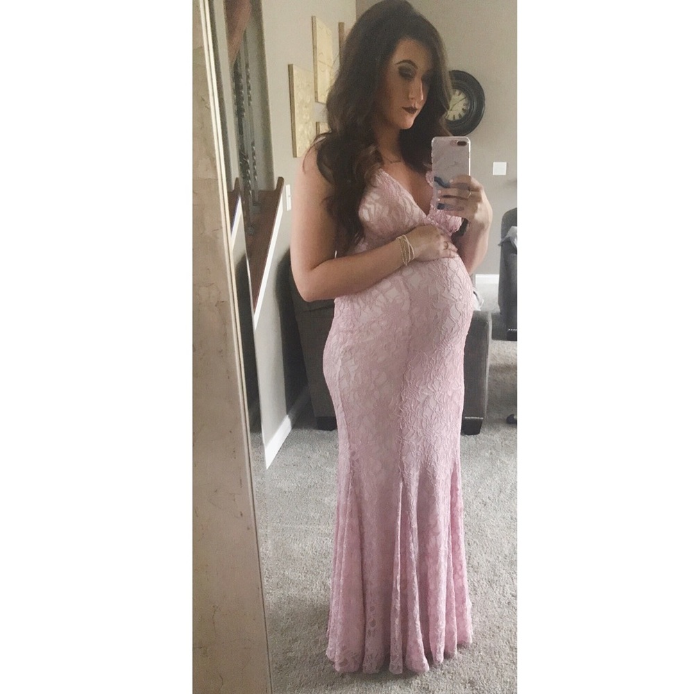 Glitter Lace Gown